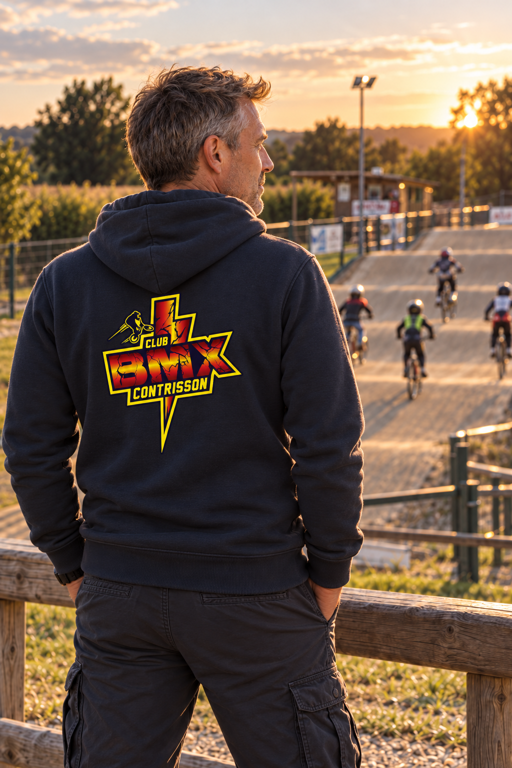Sweat Capuche Homme BMX CONTRISSON