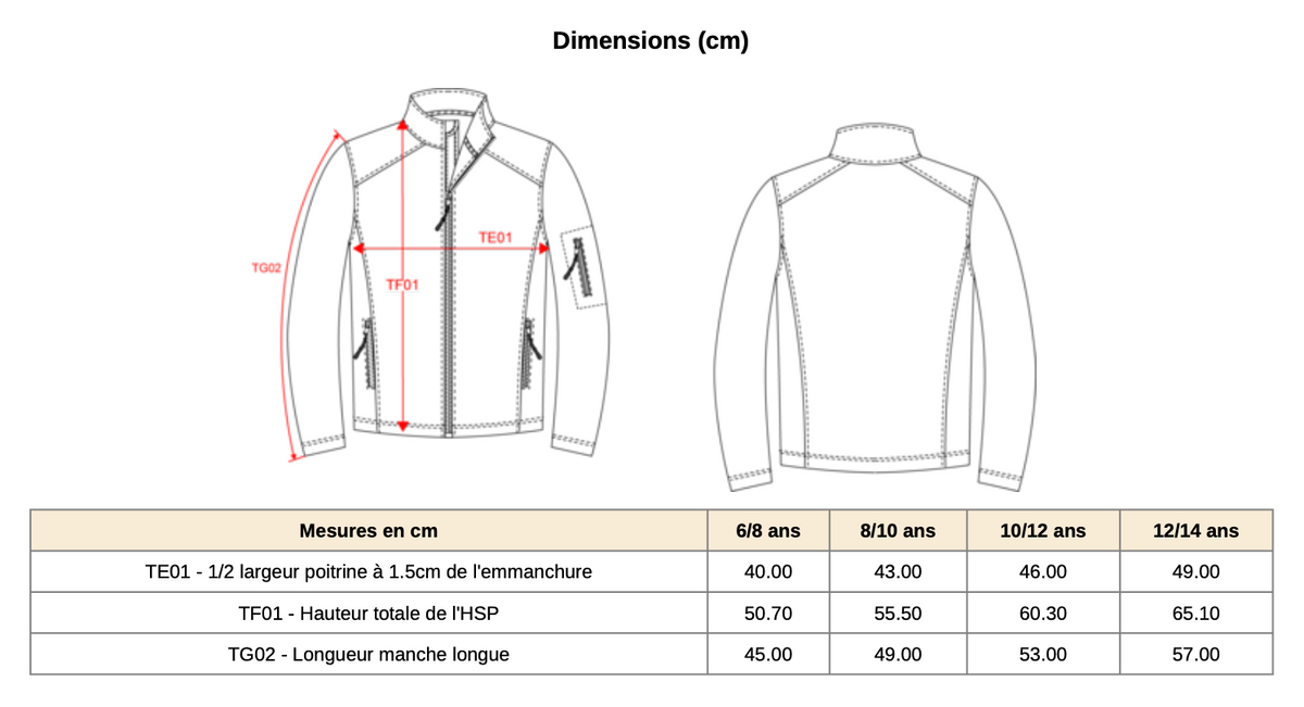 Veste Softshell Enfant BMX PCO