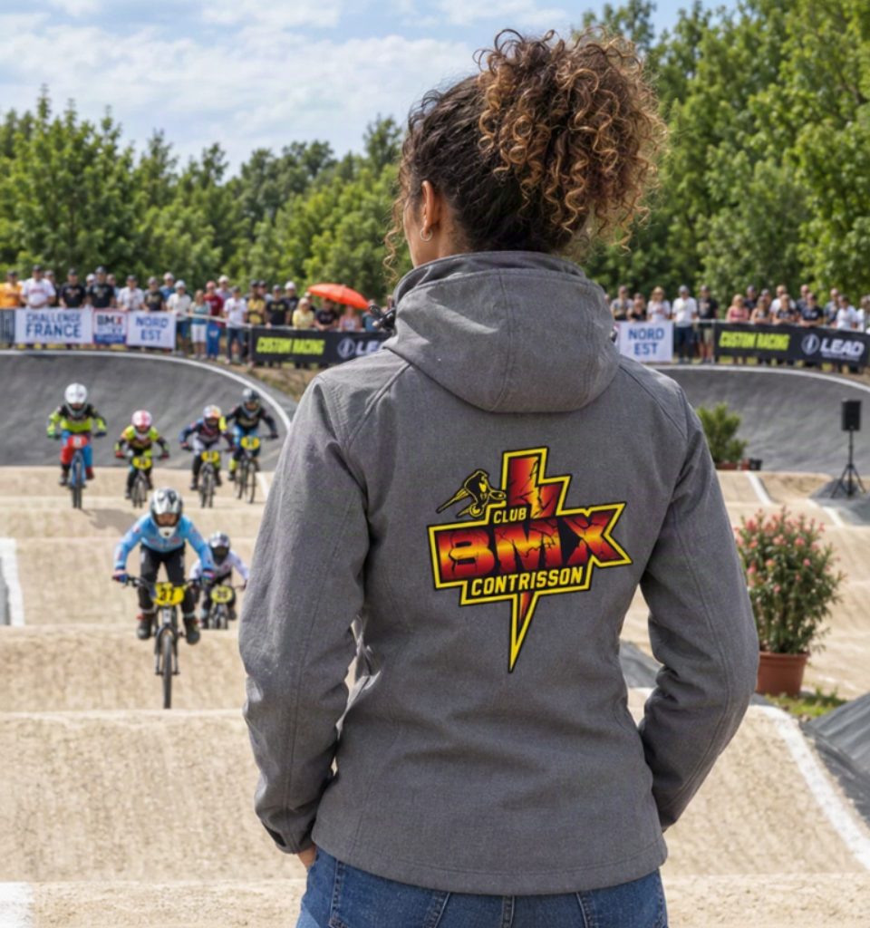 Veste Softshell capuche Femme BMX CONTRISSON