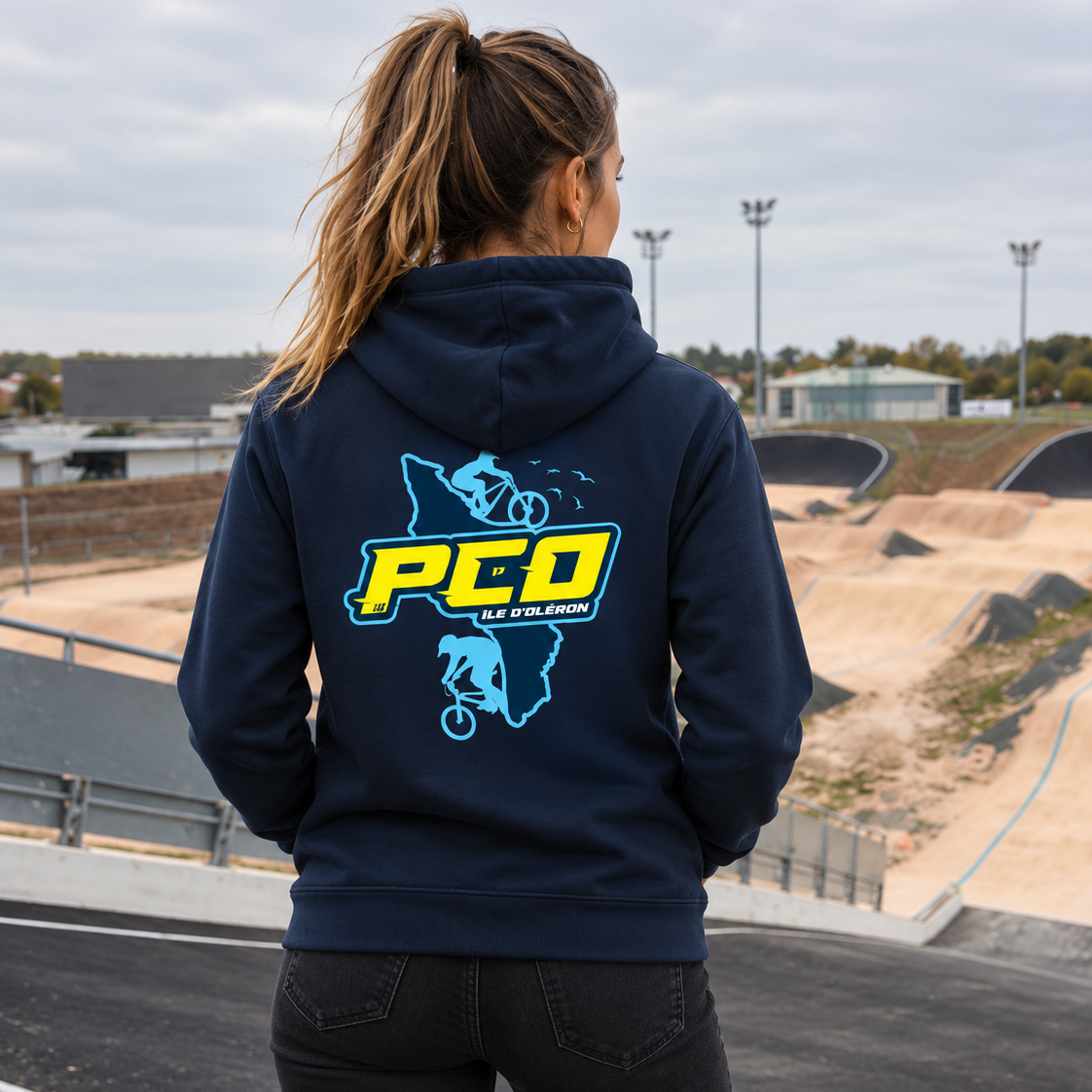 Sweat Capuche Femme BMX PCO