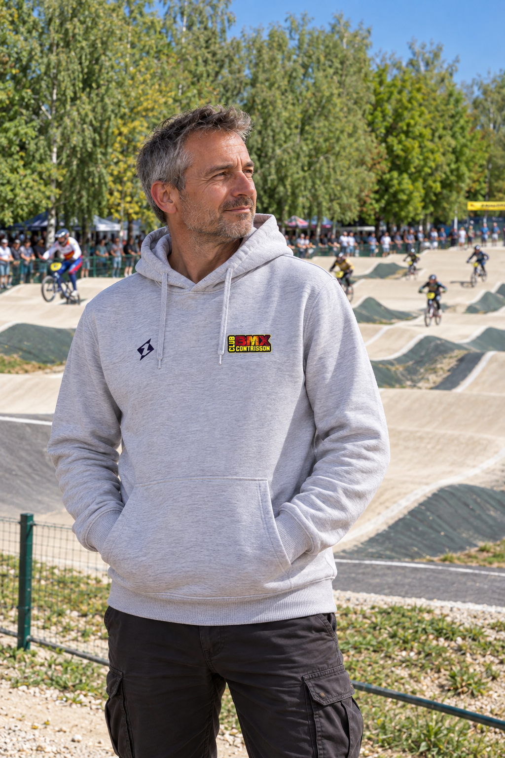Sweat Capuche Homme BMX CONTRISSON