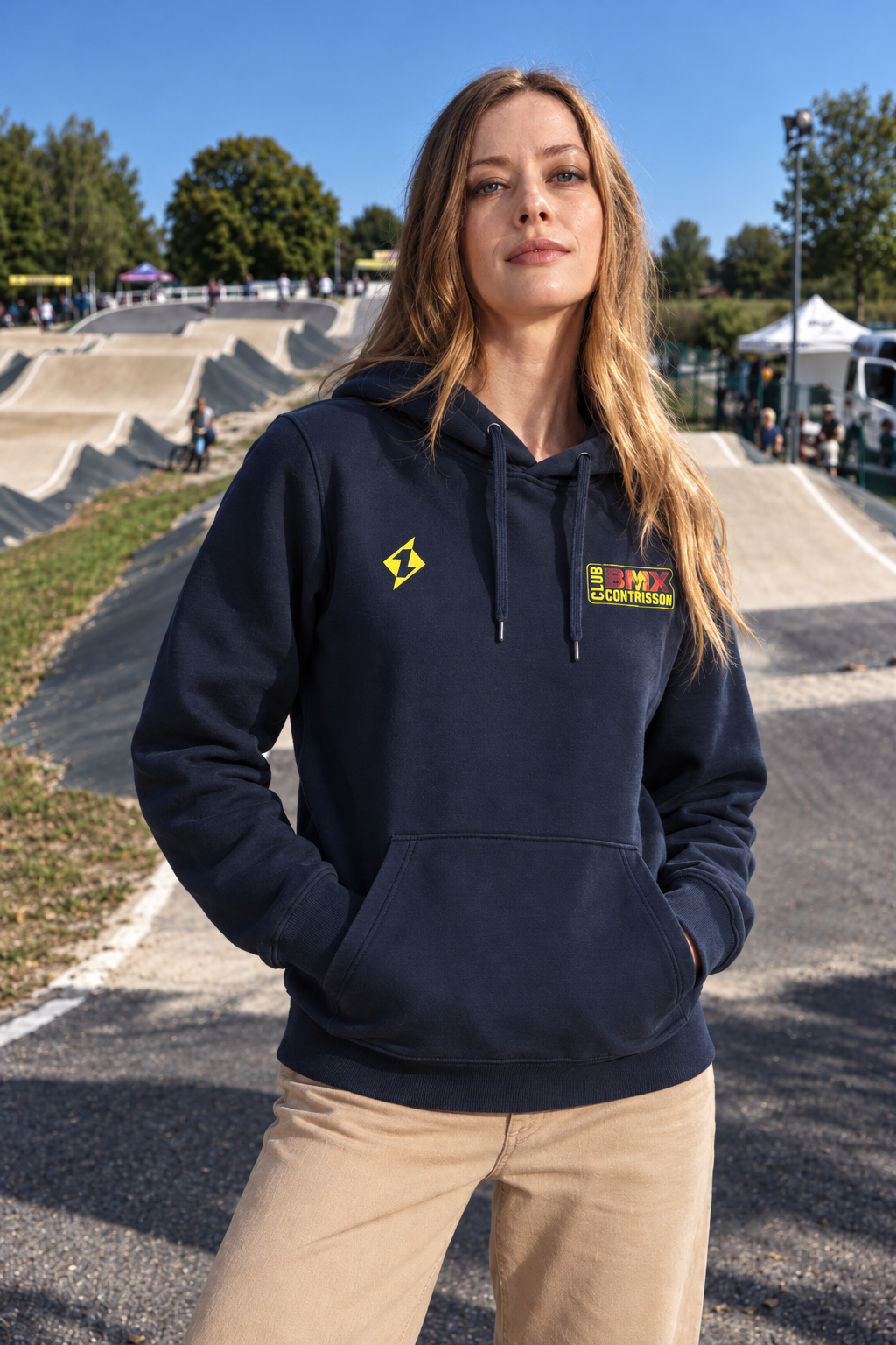 Sweat Capuche Femme BMX CONTRISSON