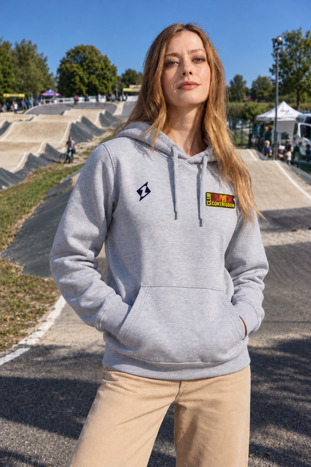 Sweat Capuche Femme BMX CONTRISSON