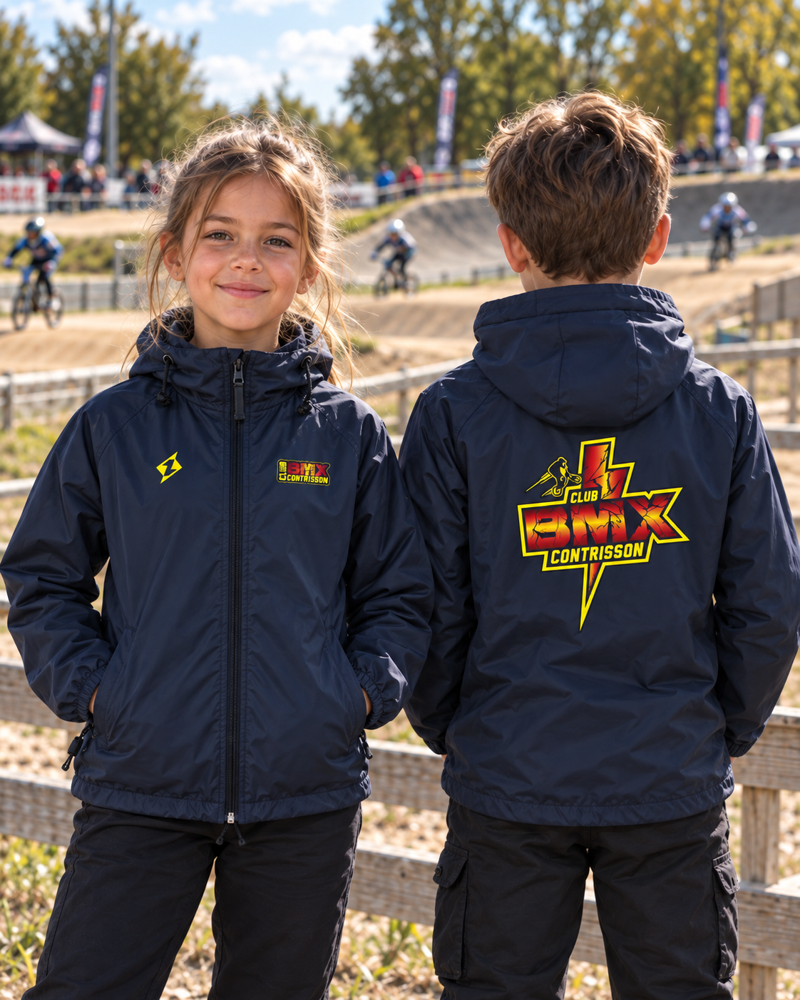 Veste Coupe Vent Enfant BMX CONTRISSON